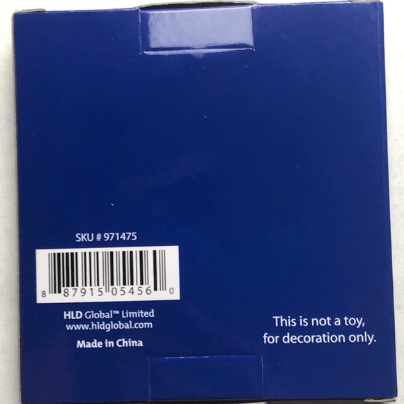 Studio Design Regent Square Initial A Enamel Christmas Ornament European Crystal - Picture 3 of 4